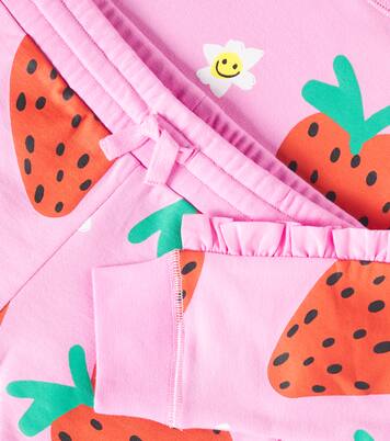 Cotton fleece sweatshirt and shorts set | Stella McCartney Kids