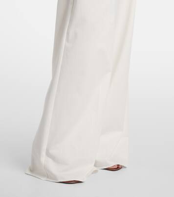 Weite High-Rise-Hose Chenzia aus Baumwolle | Max Mara