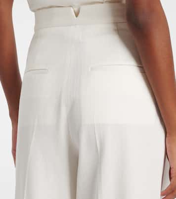 Weite High-Rise-Hose Chenzia aus Baumwolle | Max Mara