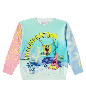 x SpongeBob printed cotton jersey sweatshirt | Stella McCartney Kids