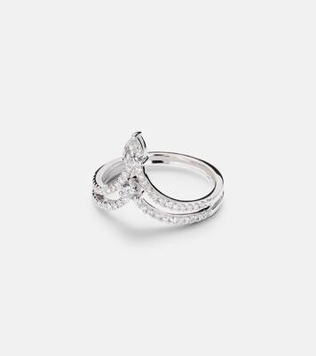 Bague en or blanc 18 ct et diamants | Shay Jewelry