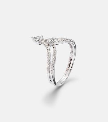 Bague en or blanc 18 ct et diamants | Shay Jewelry