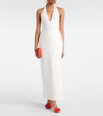 Midikleid Violet aus Leinen | SIR