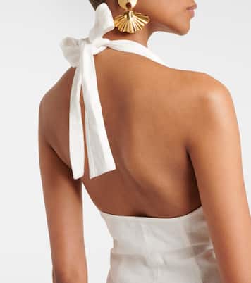 Midikleid Violet aus Leinen | SIR