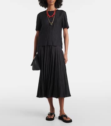 Falda midi Sully de seda  | Joseph