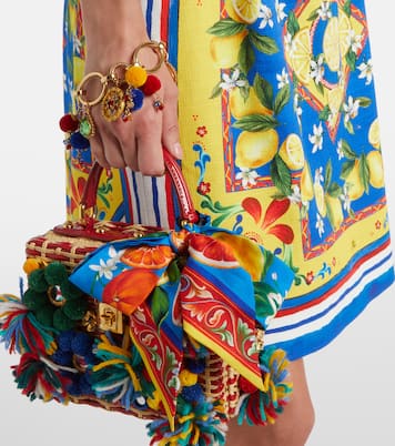 Printed silk twill scarf  | Dolce&Gabbana