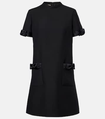 Crepe Couture bow-detail minidress | Valentino