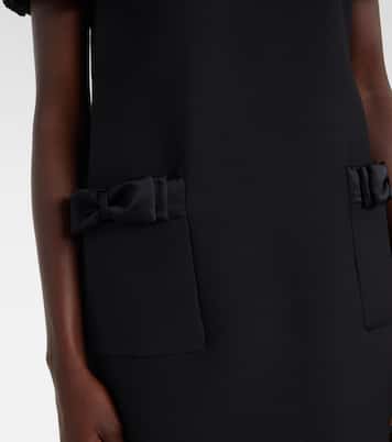 Crepe Couture bow-detail minidress | Valentino