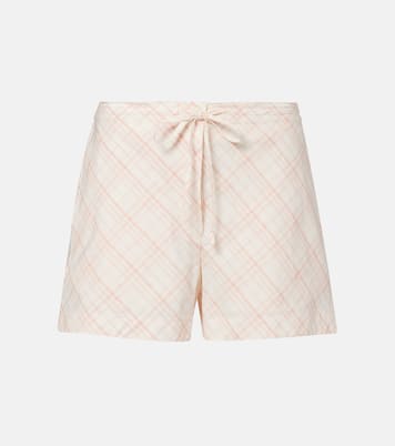 Burberry Check cotton shorts | Burberry