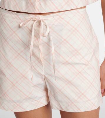 Burberry Check cotton shorts | Burberry