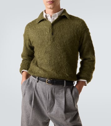 Polo en mohair et laine | Auralee