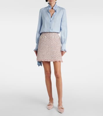 Mary-Jane-Ballerinas Polmana aus Satin | Manolo Blahnik