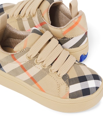 Burberry Check canvas sneakers | Burberry Kids