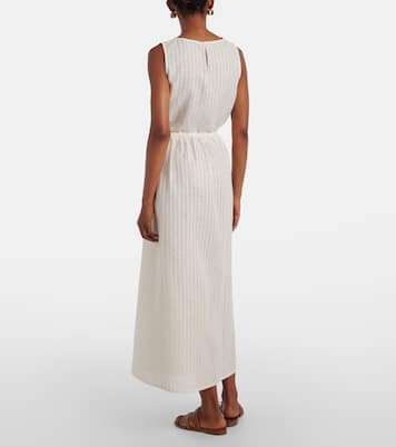 Maxirock Rafaela aus Baumwolle und Leinen | Asceno