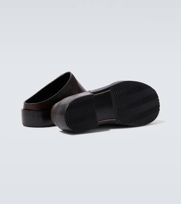 Mules de piel | Dries Van Noten