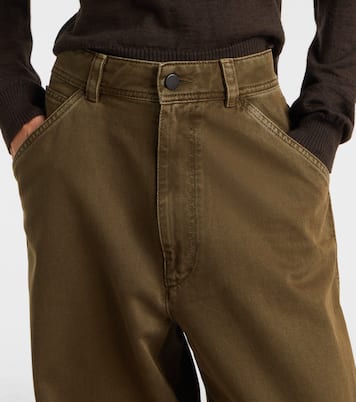 高腰阔腿牛仔裤装 | Lemaire