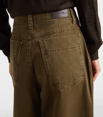 高腰阔腿牛仔裤装 | Lemaire