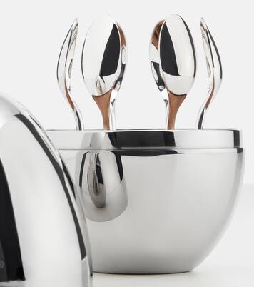 Mood Coffee set of 6 silver-plated espresso spoons | Christofle