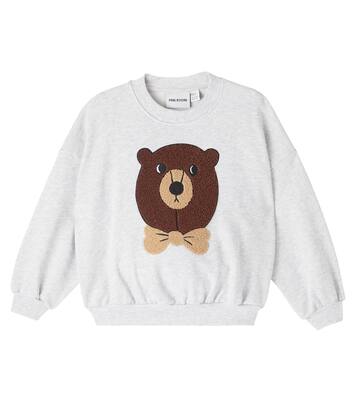 Bear cotton jersey sweatshirt | Mini Rodini