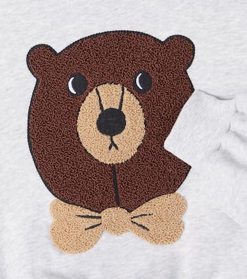 Bear cotton jersey sweatshirt | Mini Rodini