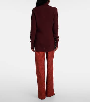 Rollkragenpullover aus Rippstrick | Dries Van Noten