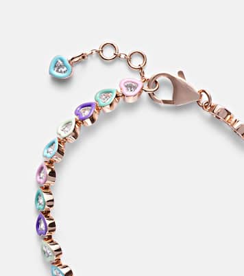 Candy Crush 18kt rose gold (750/1000) bracelet with diamonds | Kamyen