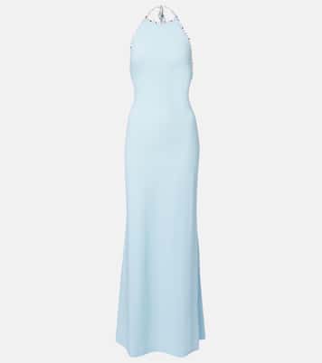 Embellished halterneck maxi dress | Christopher Esber