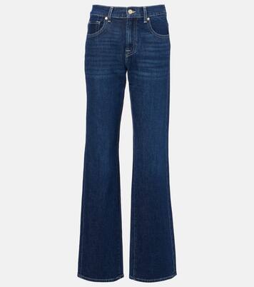 Tess high-rise straight jeans | 7 For All Mankind