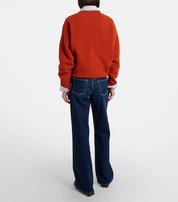 Tess high-rise straight jeans | 7 For All Mankind