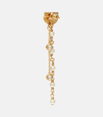 Gancini embellished drop earrings | Ferragamo