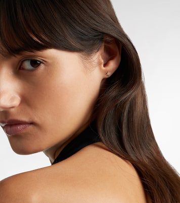 Northern Star 10kt gold earrings with diamonds | Stone and Strand