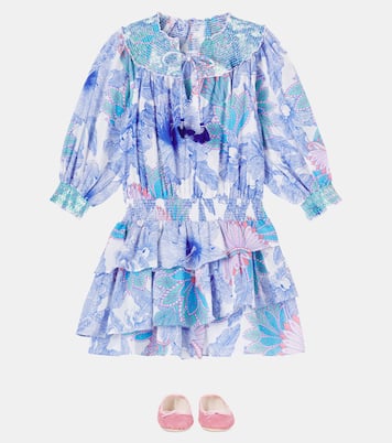 Anna printed cotton dress | Poupette St Barth Kids