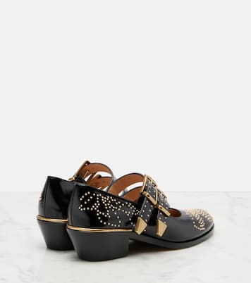Susanna 40 studded leather Mary Jane pumps | Chloé