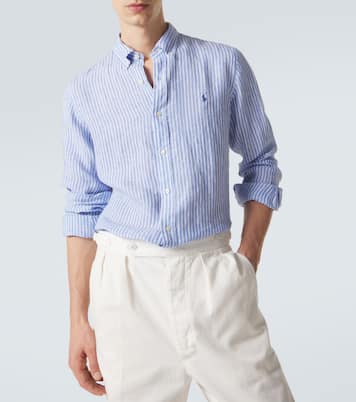 Striped linen shirt | Polo Ralph Lauren