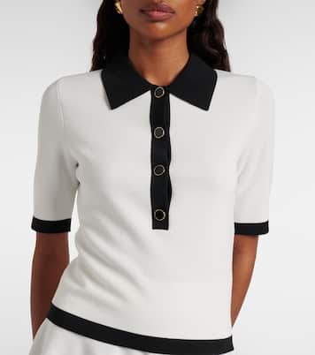 Polohemd aus Rippstrick | Nina Ricci