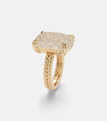 Ring Châtelaine® aus 18kt Gelbgold mit Diamanten | David Yurman