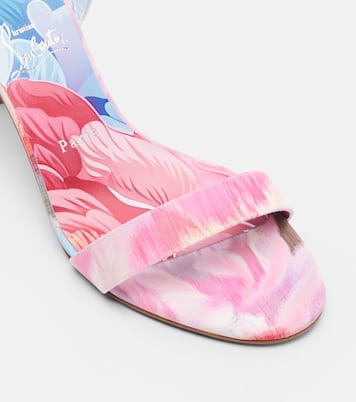 Miss Z 80 floral sandals | Christian Louboutin