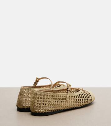 Crochet Mary Jane flats | Prada