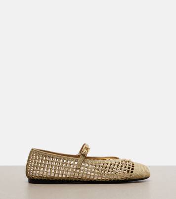 Crochet Mary Jane flats | Prada