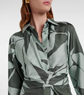 Robinia printed silk shirt dress | Max Mara