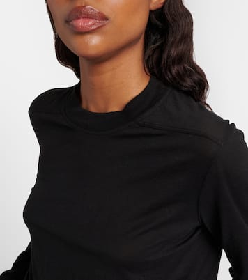 Belted cotton jersey T-shirt | Rick Owens