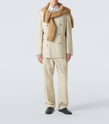 Pantalon de costume en laine et coton | Bottega Veneta