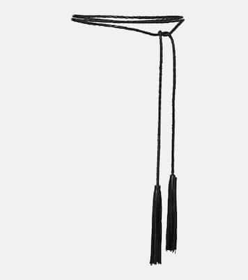 Cintura in pelle con nappine | Nour Hammour