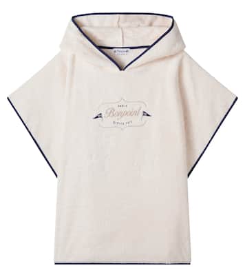 Ewen cotton fleece poncho | Bonpoint