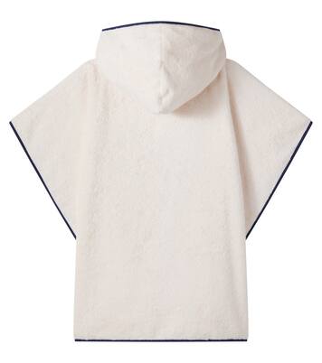 Ewen cotton fleece poncho | Bonpoint