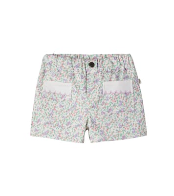 Rose花卉斜纹短裤 | Cozmo