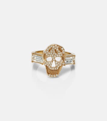 Crystal-embellished ring | McQueen