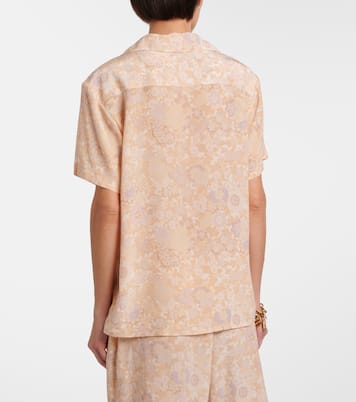 Floral silk bowling shirt | Chloé