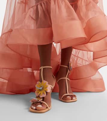 Lilia 85 leather sandals | Zimmermann