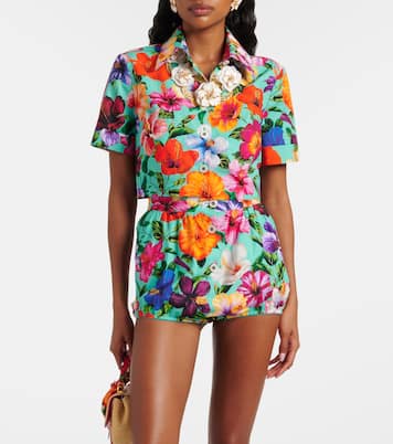 Floral cotton shorts | Dolce&Gabbana